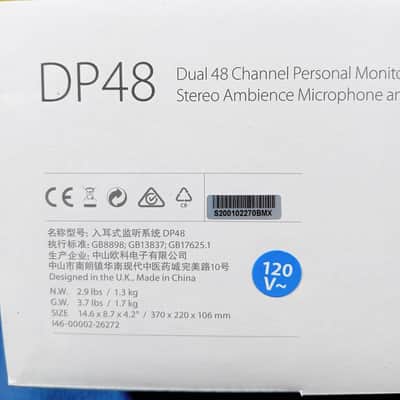 Midas DP48 Dual 48-Channel Personal Monitor Mixer with SD Recorder - 2021 - Black - NEW (1 Opened 4 Sealed Boxes) Set of 5 image 10