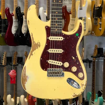 Fender Custom Shop Limited 60 Stratocaster Roasted Heavy Relic Aged Vintage White image 1