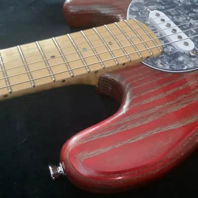 JD Guitars 2022 Couchcaster Red /Silver image 11