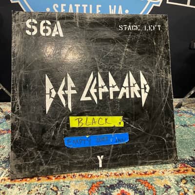 Def Leppard Logo, Tour Used Case Panel Wall Hanging "S6A" "Stage Left" (#19) image 1