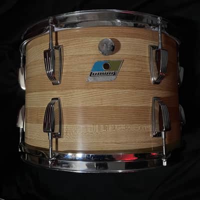 1971 Ludwig 6Ply Butcher Block 5 Piece Kit with Ludwig Acrolite Snare image 5