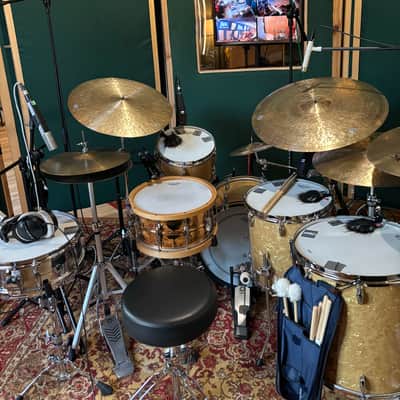 1984 Chicago Ludwig LB552K Hammered Bronze 6.5x14" 10-Lug Snare Drum 1984 image 10