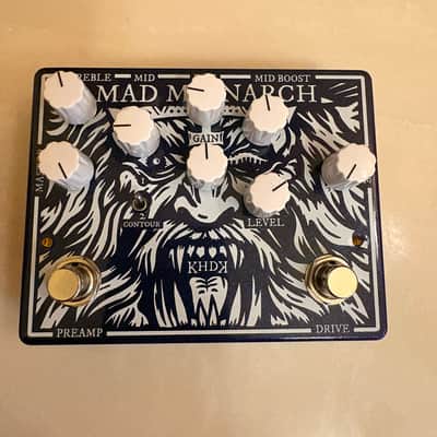 KHDK Electronics MAD MONARCH, GARY HOLT SIGNATURE PEDAL 2023 - Emerald jewel-tone metallic blue image 9
