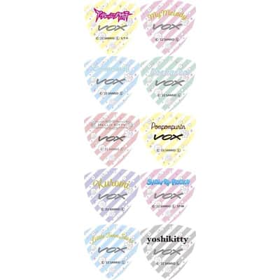 Vox Sanrio Character Awards Guitar Pick Set 10pcs Made in Japan image 2