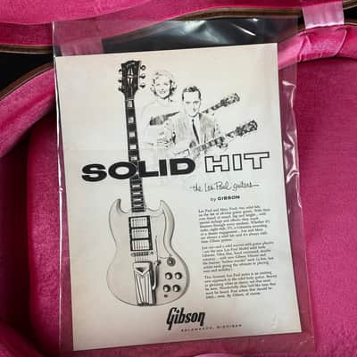 Used 2020 Gibson Custom Shop 60th Anniversary 1961 Les Paul SG Standard Sideways Vibrola Cherry w/case TSU25245 image 14