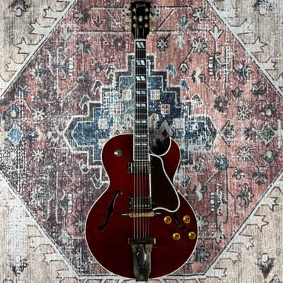 1996 Gibson L4CES Vintage Wine Red Florentine Cutaway Hollowbody Electric Guitar W/ Original Hardshell Case! image 5