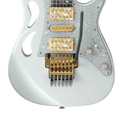 Mint Ibanez PIA3761 Steve Vai Signature Stallion White w/case image 2