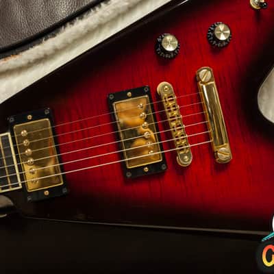 Gibson 50th Anniversary Flying V 2008 Guitar of the month GOTM Brimstone Burst -VIDEO- image 8