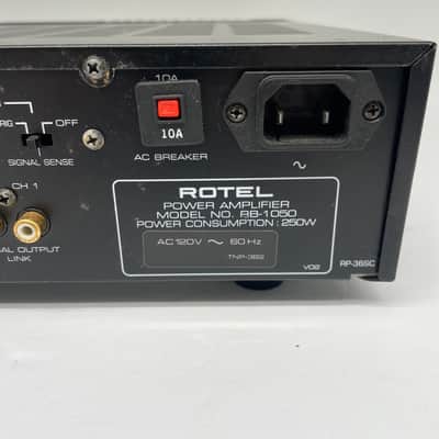 Rotel RB-1050 2-Channel Stereo Power Amplifier W/ Power Cord *TESTED WORKING image 5