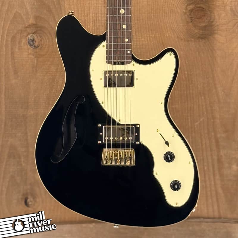 Cave & Canary Solaris Baritone 2025 Black w/ Original Tweed Gig Bag – Used image 1