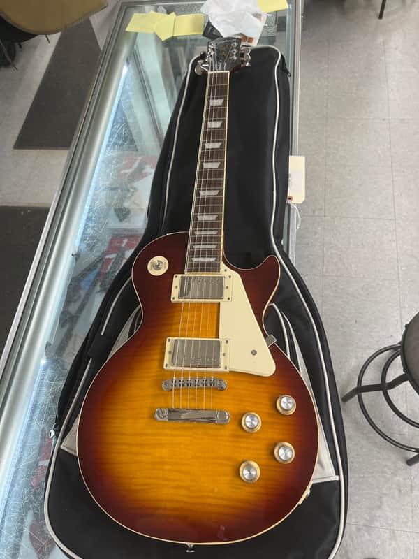 Epiphone Les Paul standard ‘60s figured top 2025  - Iced tea burst image 1