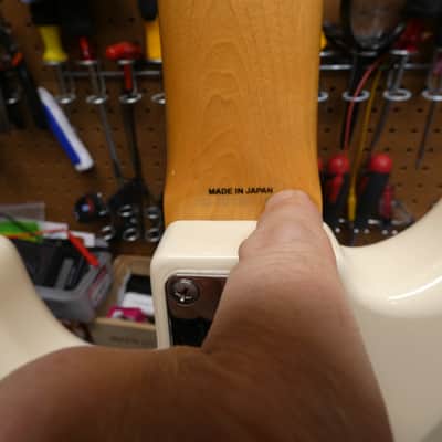 Fender '66' Jazz Bass MIJ 2013 - Olympic White w/Matching Headstock - - LOTS of Great Upgrades!! image 9