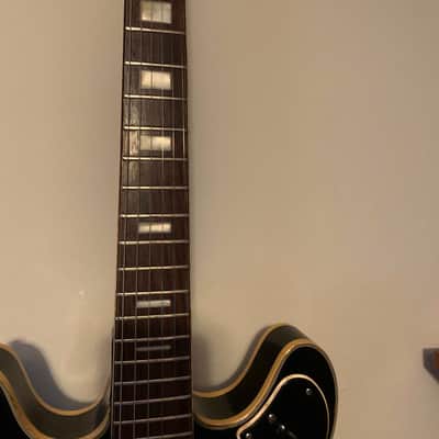 RARE MIJ Univox Vintage 1960s Coily Semi Hollow 335 Electric Guitar w/ Trem & Case! image 8