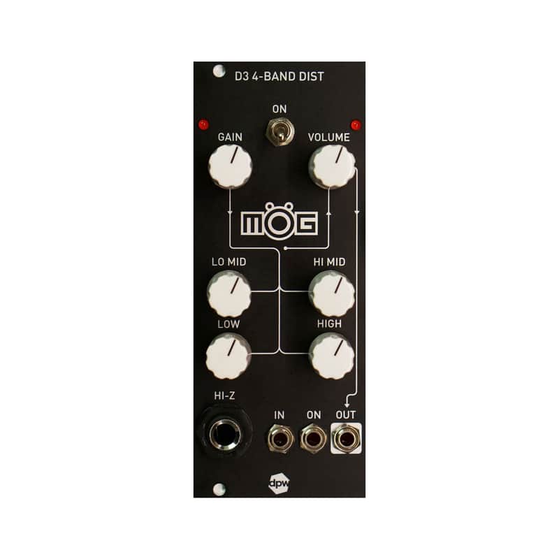 DPW Design D3 MÖG Eurorack 4-Band Distortion Module image 1