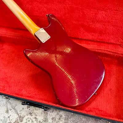 Fender MusicMaster II 1965 - Dakota Red pre CBS L serial original vintage USA image 13
