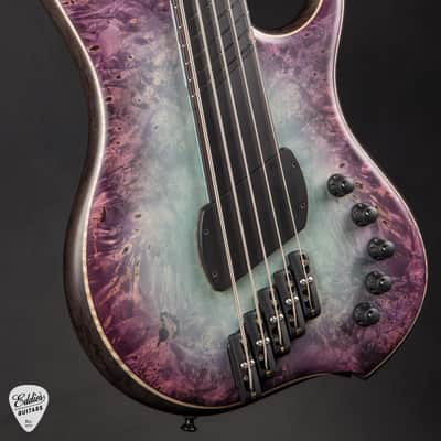 Dingwall Master Series Z3 5-String - Pastel Blue to Trans Purple Reverseburst #7999 image 6