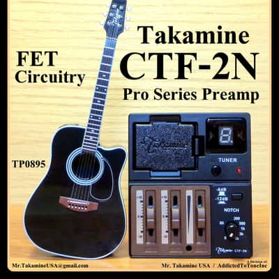 Takamine Pro Series CTF-2N FET Circuitry Preamp / TP0895 / New OEM Part Bild 6