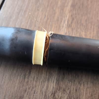 Antique Blackwood One Key D Flute w/Box 19th century Irish image 17