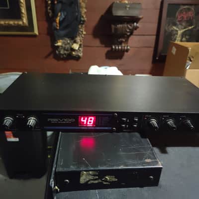 Yamaha REV100 Digital Reverberator 1990s - Black image 2