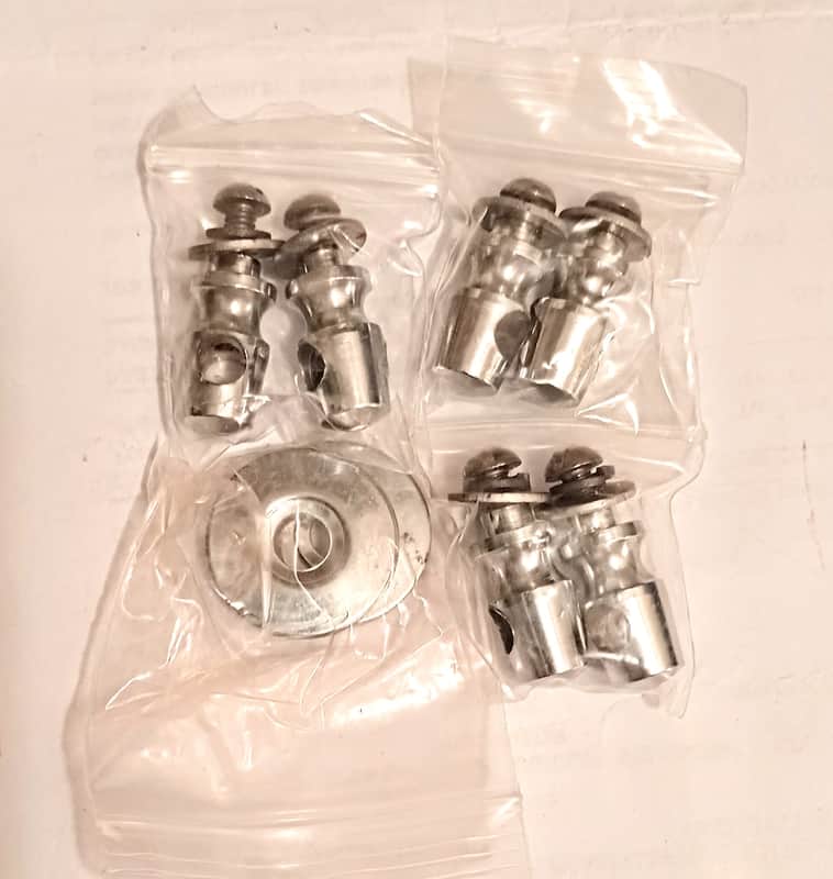 VINTAGE SINGLE POINT LUGS 1900's - CHROME - FREE SHIP TO CUSA! image 1