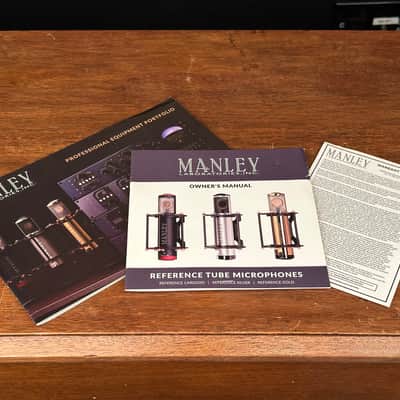 Manley Labs Reference Cardioid Tube Condenser Microphone. MINT! image 17