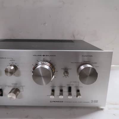 Pioneer SA-8500 Integrated Amplifier late 1970's - silver faceplate image 3