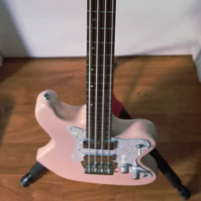 Limited Edition Squier by Fender Paranormal Rascal Bass HH (Shell Pink) image 4
