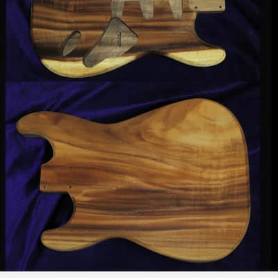 Sargent Guitars | Custom Built One-Piece Aged Acacia Koa Hardtail Strat | Lindy Fralin Real '54 Pickups | Warmoth Neck | 8.6 lbs | NEW Build | w/New Fender Poodle Case image 11