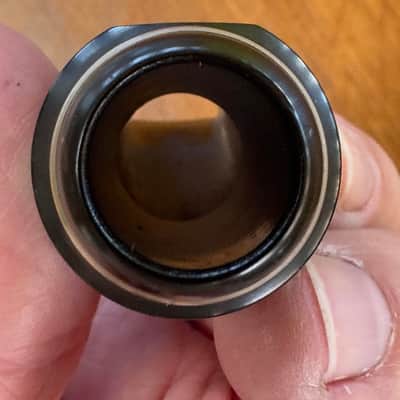Lelandais (Steel Ebonite) Soprano mouthpiece Soprano 1940's-1950's - Black Hard Rubber image 9