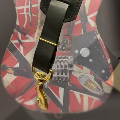 EVH Striped Series Guitar with the Frankenstrat mod Frankenstien like EVH 2018-2019 Black & Red, Whi image 18