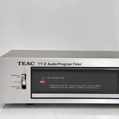 TEAC TT-2 Audio Program Timer For AV Stereo Amplifier Vintage 1980s Silver image 12