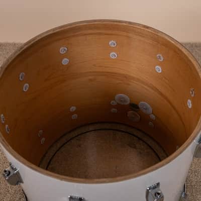 1980s Ludwig White Cortex Drum Set 14x24 13x14 16x18 image 23