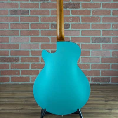 Godin Montreal Premiere HT Semi-Hollow Electric Guitar - Laguna Blue image 12