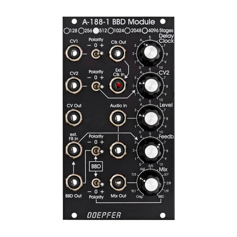 Doepfer A-188-1AV BBD Delay – 512 Stages (Vintage Edition) Delay