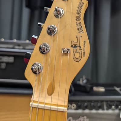 G&L Tribute Series ASAT Classic Bluesboy Semi-Hollow with Maple Fretboard 2026 - Clear Orange image 14