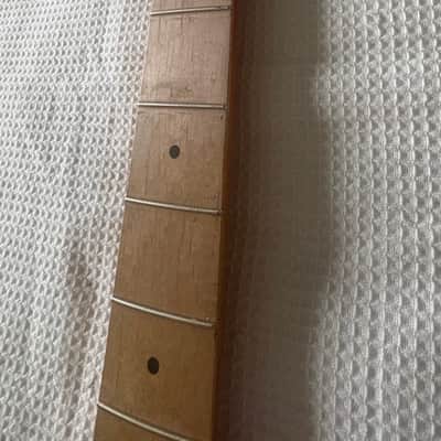 Fender Squier 2025 Affinity 5-String Jazz Bass Guitar NECK, Custom Upgraded with New Vintage 60's Style Nitrocellulose Amber Lacquer Finish, Precision P-Bass image 4
