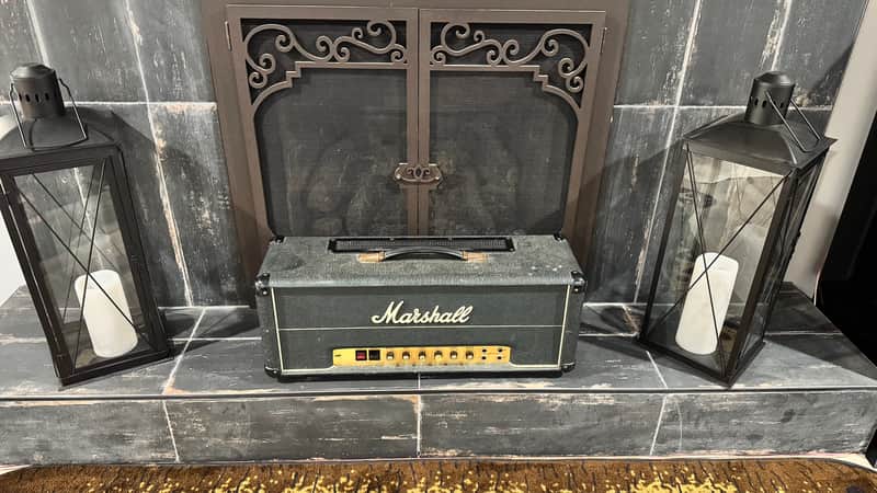 78 Marshall JMP 1992 Super Bass 2-Channel 100-Watt Guitar / Bass Amp Head 1978-Black image 1