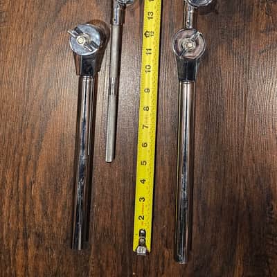 20" Chrome Articulated Cymbal Boom Arms (Pair) image 2