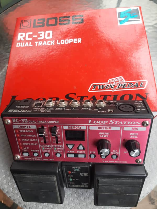 Boss RC-30 Loop Station 2011 - Present - Red image 1