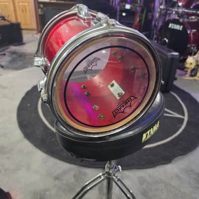 Tama Superstar - 9"x8" Tom - 1980's - Candy Apple Red Lacquer image 6