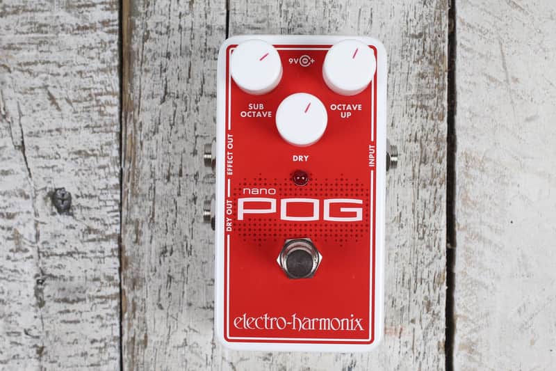 Electro-Harmonix Nano Pog Polyphonic Octave Generator Guitar Effects Pedal image 1