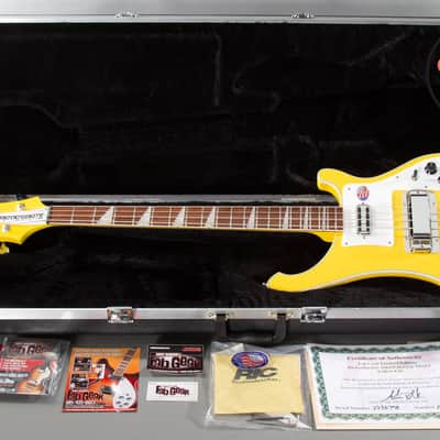 2022 Rickenbacker Limited Edition Andy Babiuk's Fab Gear 4003 Yellow Glo image 1