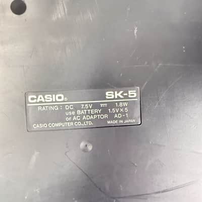 Casio SK-5 32-Key  Sampling Keyboard 1980s - Black image 6