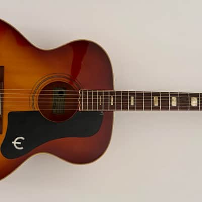 Epiphone FT-570Sb Sheraton 1973 - Cherry Burst Low Action Japan Hard Case. image 1