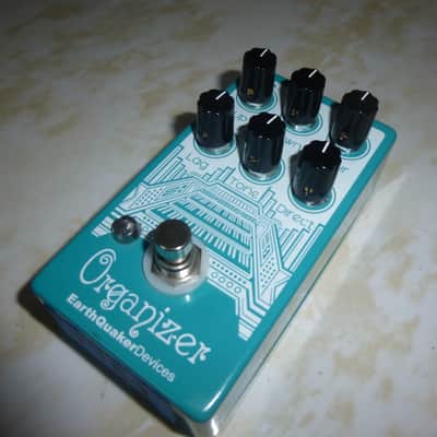 EarthQuaker Devices Organizer Polyphonic Organ Emulator 2012 - 2017 - Teal / White Print image 1