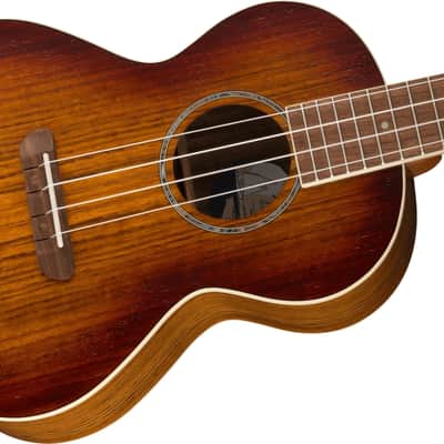 Fender Rincon Tenor Electro Ukulele, Rincon Aged Cognac Burst Incl Gig Bag image 2