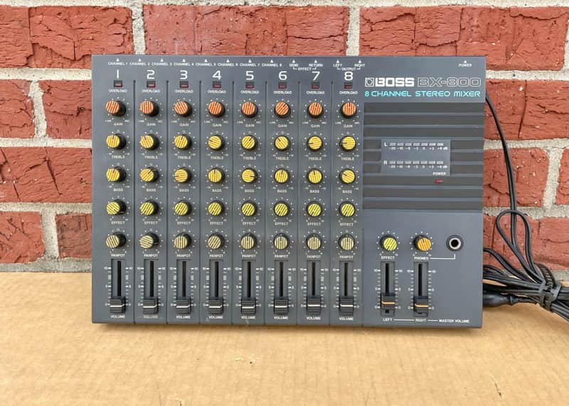 Boss BX-800 8-Channel Stereo Mixer Vintage Rare BX800 as-is *read description* image 1