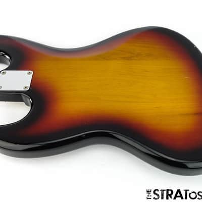 LOADED Vintage 62 RI Fender Jazz Bass BODY 1962 J Bass Guitar 3 Color Sunburst image 3