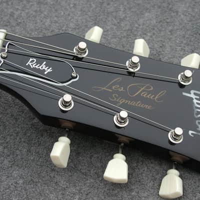 Gibson Les Paul Signature Early 70s custom restoration Ruby Sparkle image 11