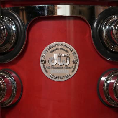 DW 7x10" Collector's Series Tom - 2003 Red Lacquer - Carl Allen image 3